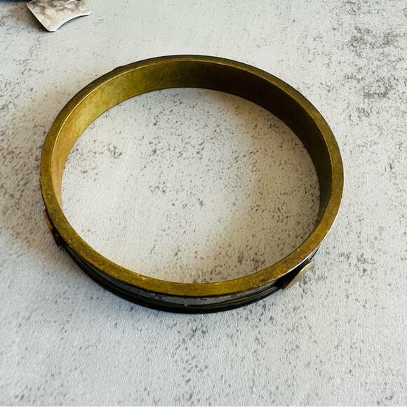 Marjorie Baer San Francisco Brutalist Collar Necklace Bracelet and Earrings Set - Picture 14 of 16